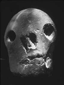 Cabeza de muerto, Pablo Picasso. Piedra. 1943.