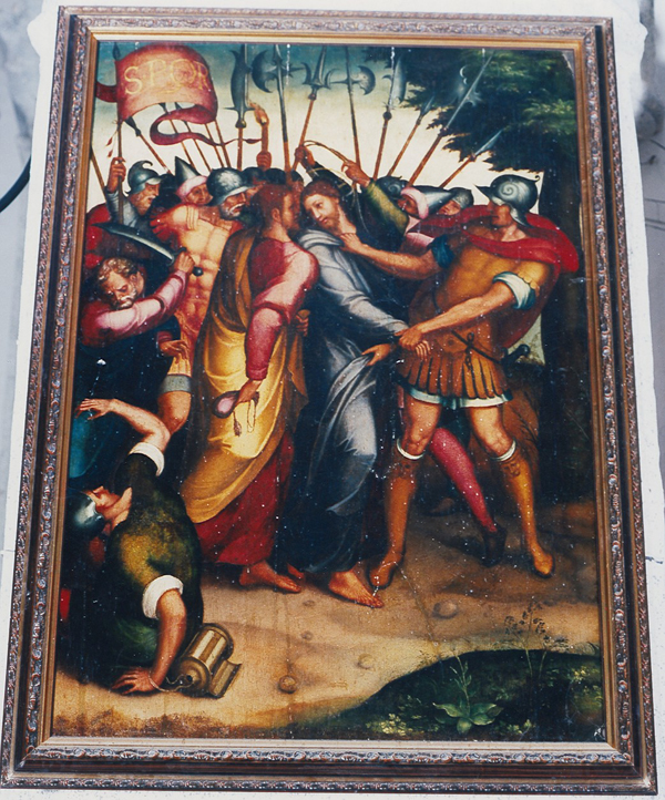 Juan Correa de Vivar. El Prendimiento de Cristo. Retablo de Herrera del Duque (Badajoz).