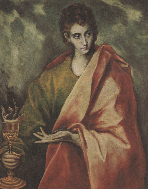 El Greco. <em>San Juan Evangelista</em>. Museo del Prado, Madrid.