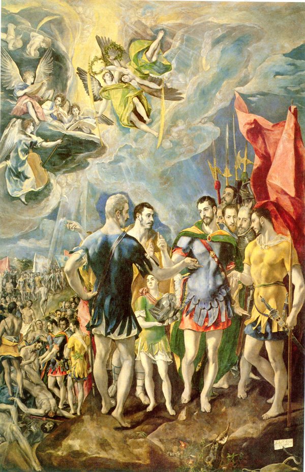El Greco: <em>Martirio de San Mauricio</em>, 1580-1582. Real Monasterio de San Lorenzo de El Escorial.