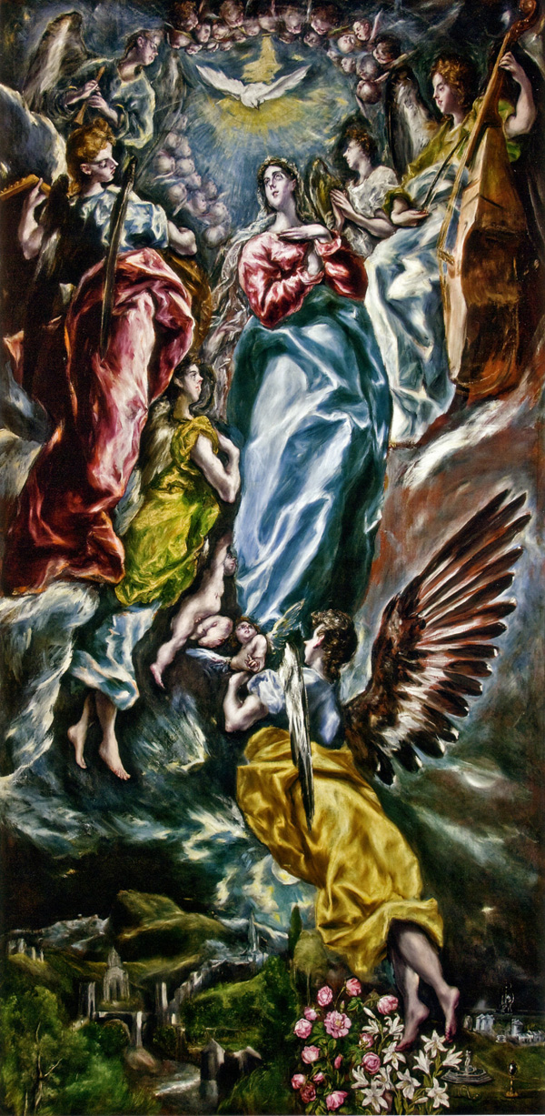 El Greco: <em>Inmaculada Ovalle</em>, 1608-1613. Toledo, Museo de Santa Cruz.
