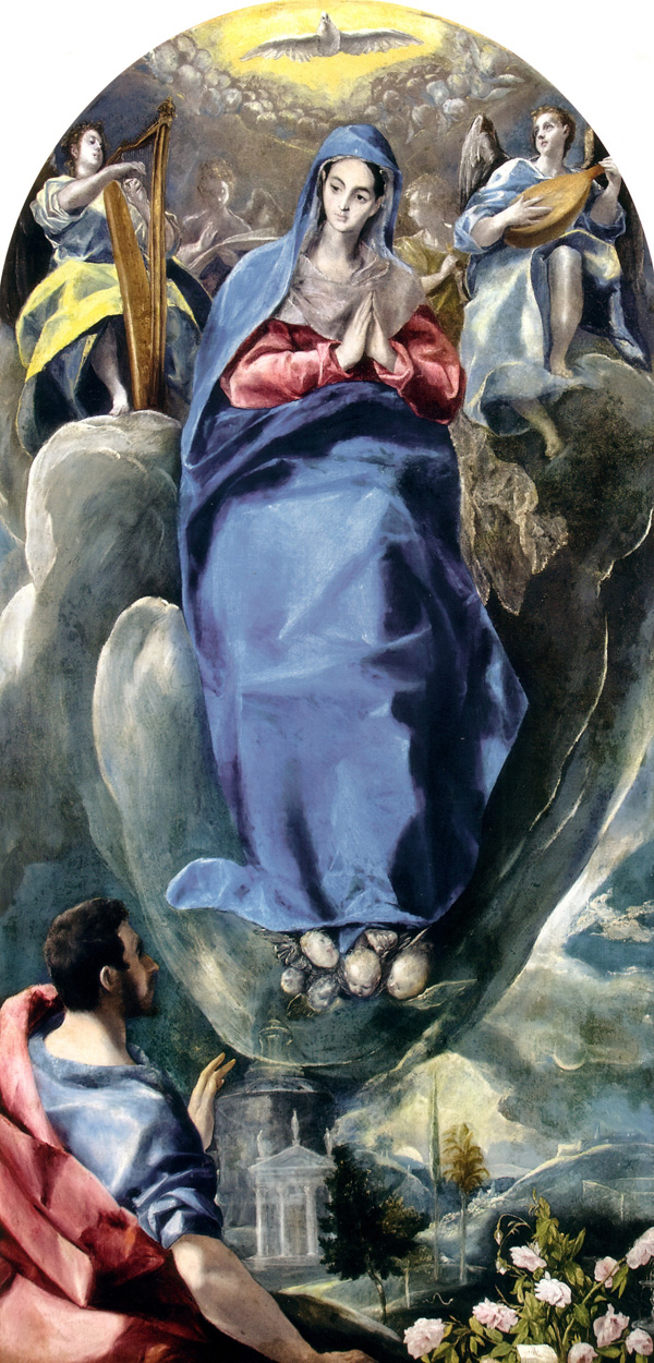 El Greco: <em>Inmaculada</em>, 1594-1596. Toledo, Museo de Santa Cruz.