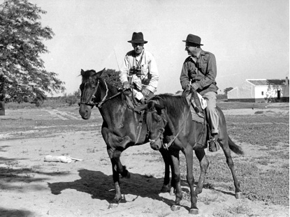 Huxley y Nicholson en Do&ntilde;ana en 1966