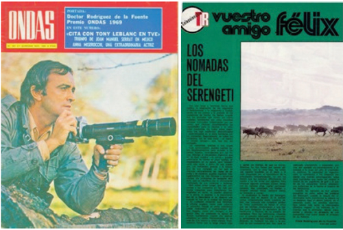 Doctor Rodr&iacute;guez de la Fuente (izquierda) y Vuestro amigo F&eacute;lix (derecha)