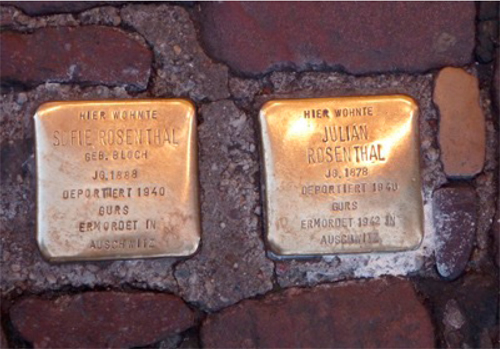 Stolpersteine, Fribourg-en-Brisgau (2012)