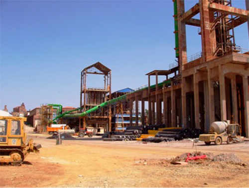 Obras de recuperaci&oacute;n en el Parque Minero de Almad&eacute;n (Ciudad Real)
