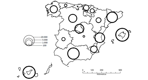 Reformas para la mejora de la eficiencia energ&eacute;tica en los hoteles espa&ntilde;oles por n&uacute;mero de habitaciones (2015-2016)