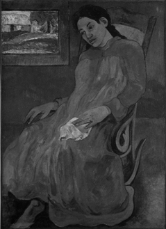 Paul Gauguin, Melancol&iacute;a (Faaturuma), 1891